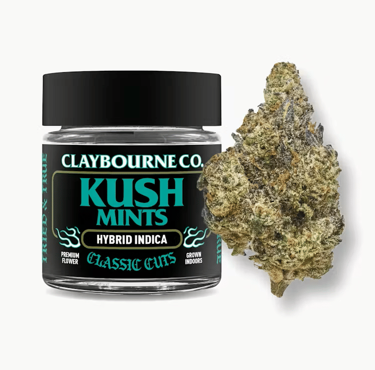 Claybourne Co: Kush Mints | Classic Cuts - 3.5g - Claybourne Co. -  - $50 - Flower