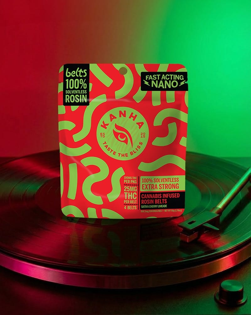 Cherry Limeade | Rosin Belts | Sativa | 4-pack - KANHA -  - $24 - Edibles