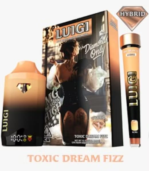 PART 1 OF 2: Toxic Dream Fizz (H) AIO - 1g - Luigi - Toxic Dream Fizz AIO - $13.80 - Cartridges