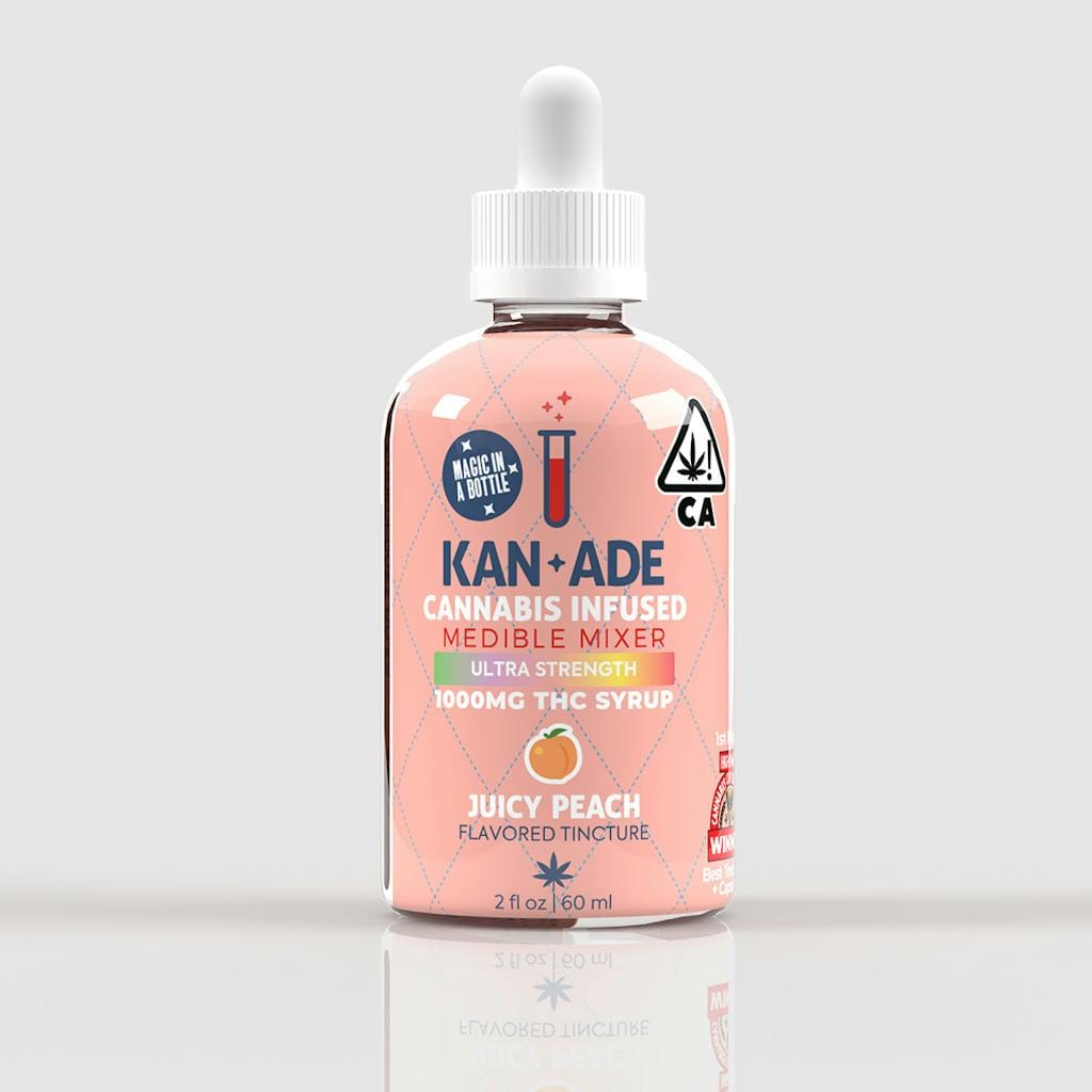 ***Juicy Peach - 1000mg Tincture - KAN+NADE - 1000mg Tincture - $33 - Tinctures/Capsules