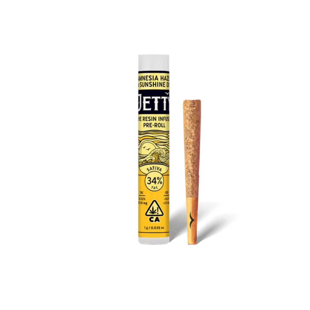 Strawberry Mac x Sherbet Haze Live Resin Infused Preroll 1g - Jetty Extracts -  - $11.25 - Preroll
