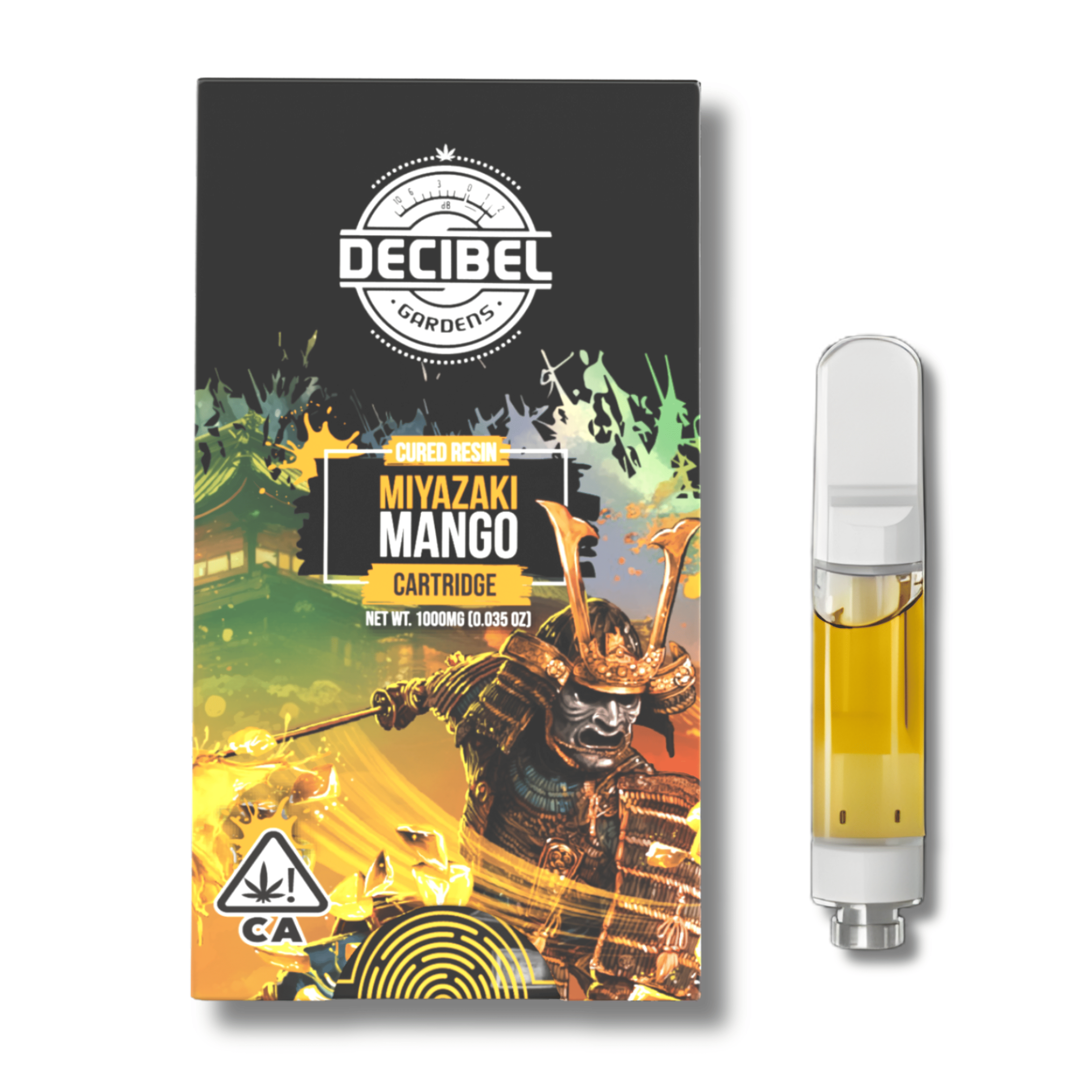 Miyazaki Mango Cured Resin 1g Cart - Decibel Gardens - - $44 - Vapes