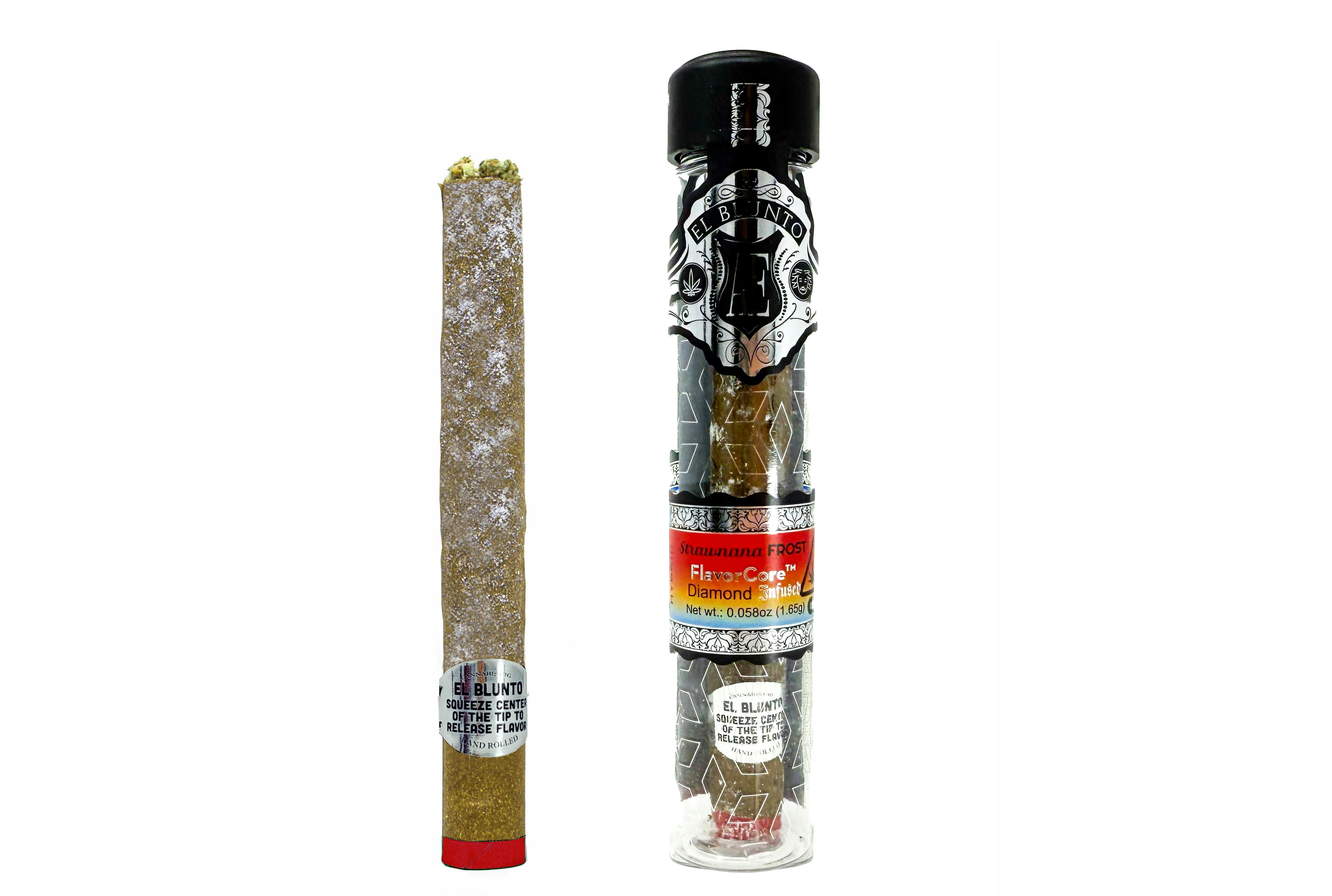 Albert Einstone's: El Blunto Flavorcore Platinum Blunt Strawnana Frost