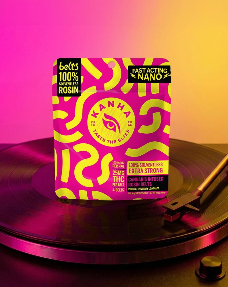 Strawberry Lemonade | Rosin Belts | Indica | 4-pack - KANHA -  - $24 - Edibles