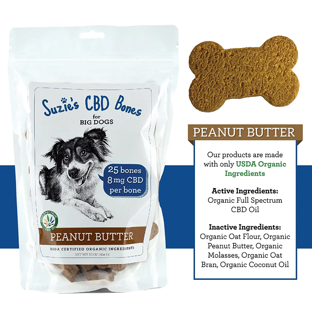 Peanut Butter CBD Dog Bones(200mg)