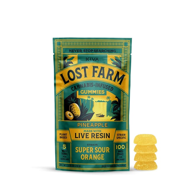 Pineapple x Super Sour Orange | 100mg Live Resin Gummies