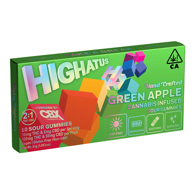 Green Apple Liquid Gummies 100MG