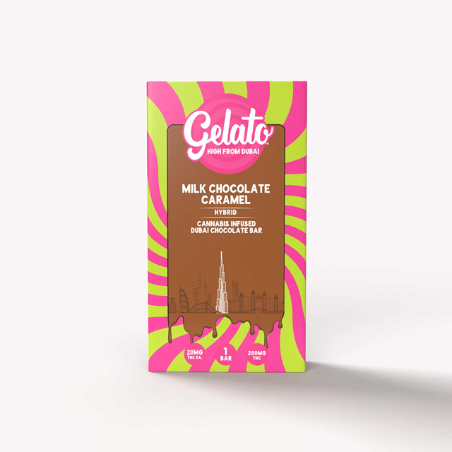 Dubai Chocolate Bar 200mg - Milk Chocolate Caramel