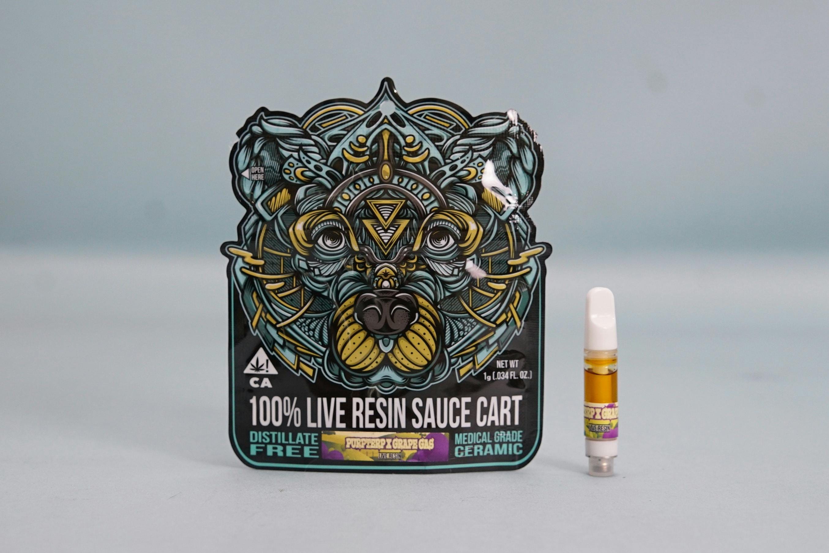 Purpterp x Grape Gas - 510 Threaded - Vape Cartridge - BEAR LABS -  - $33.25 - Vape