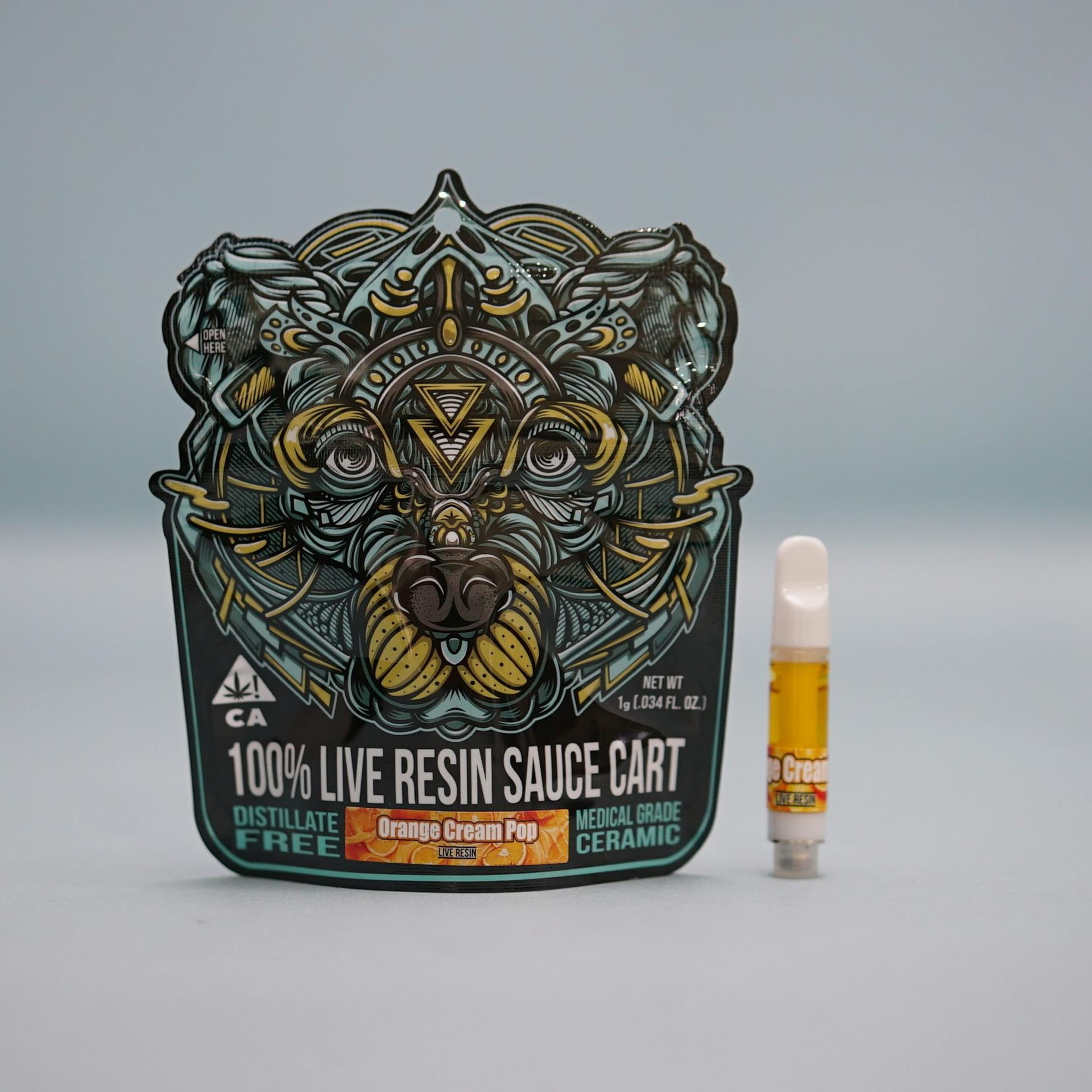 Orange Cream Pop - 510 Threaded - Cartridge - BEAR LABS - - $33.25 - Vape