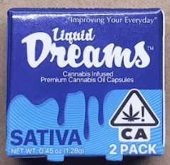 Capsules - Liquid Dreams - 2 pack - 200mg