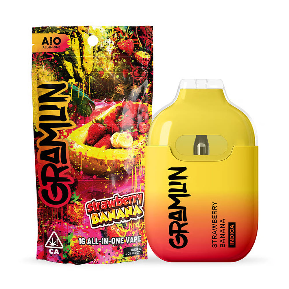 Strawberry Banana (I) - 1g AIO *B2G1 EVERYDAY* - Gramlin - Strawberry Banana (I) - $25 - Cartridges