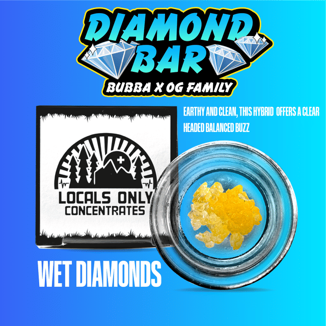 Diamond Bar 1g Wet Diamonds