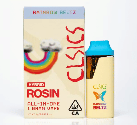 Rainbow Beltz Live Rosin Disposable 1g - CLSICS - Disposable - $40 - Vapes