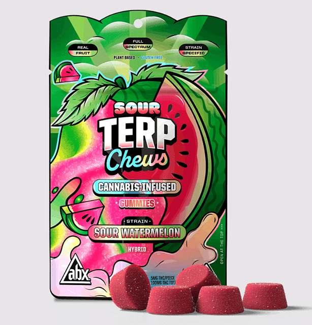 Sour Watermelon | 100mg Terp Chews