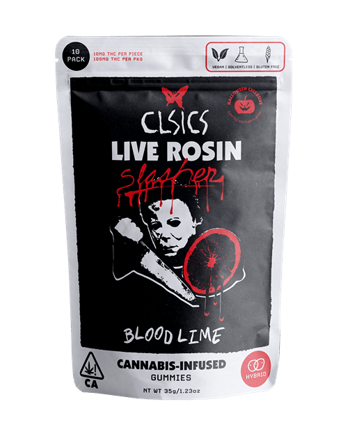 SLASHER Blood Lime | 100mg Rosin Infused Gummies