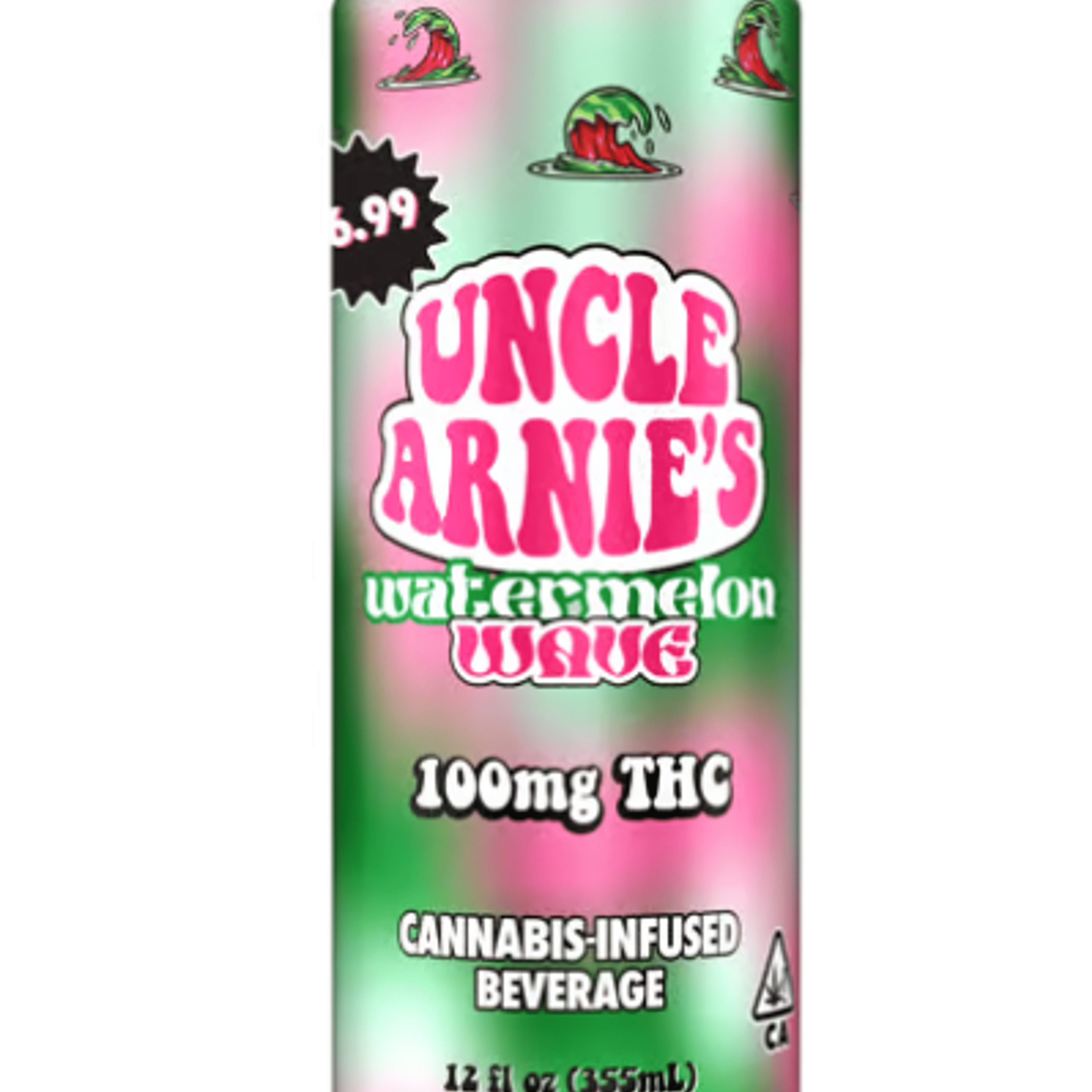 Watermelon Wave 12oz - Uncle Arnie's - - $6.99 - Beverage
