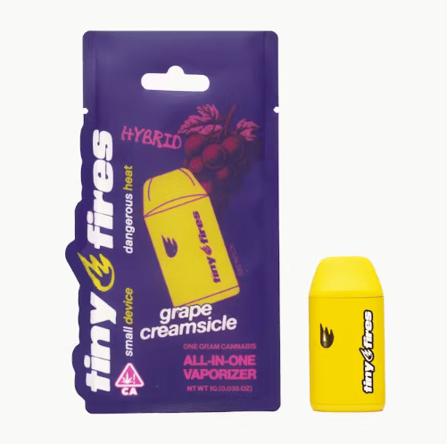Grape Creamsicle Disposable 1g - Tiny Fires - Disposable - $22 - Vapes