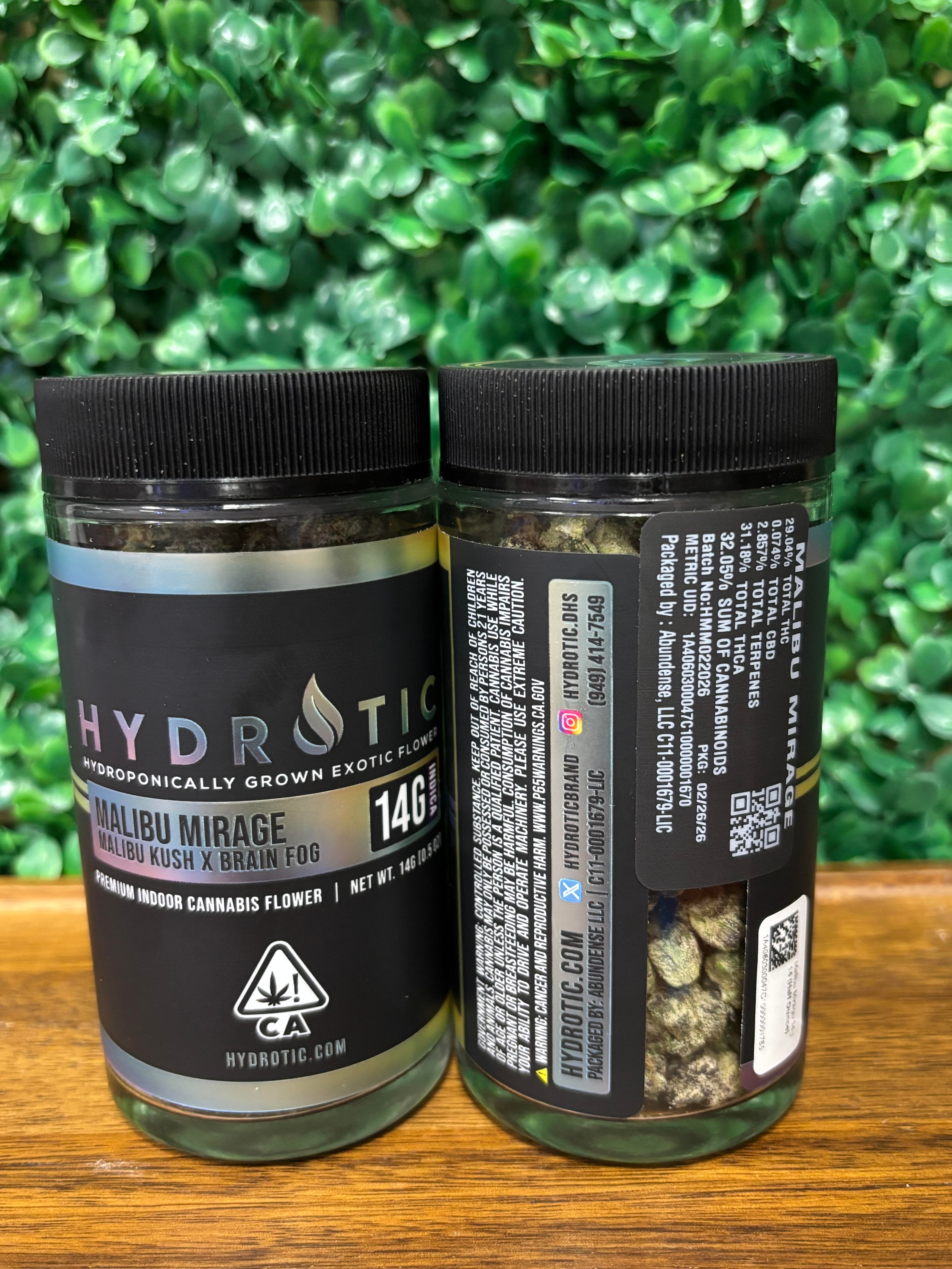 Malibu Mirage 14g - Hydrotic - Half Ounce - $60 - Flowers