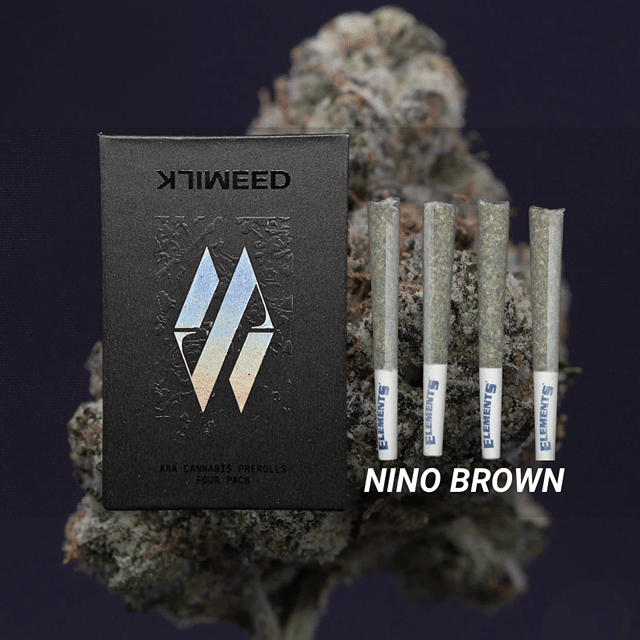 MilkWeed | Nino Brown | 4pk Prerolls | 3g