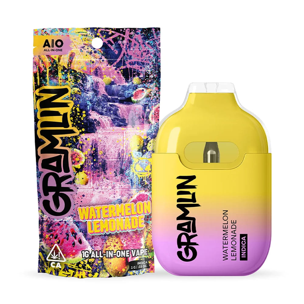 Watermelon Lemonade (H) - 1g AIO *B2G1 EVERYDAY* - Gramlin - Watermelon Lemonade (H) - $25 - Cartridges