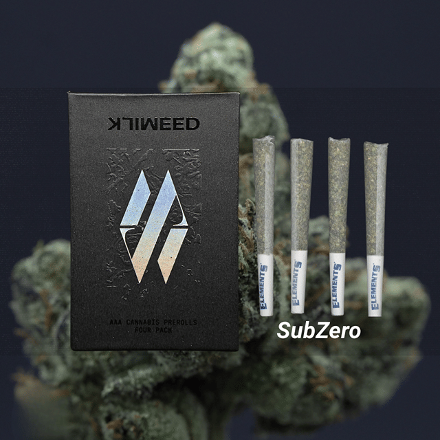 MilkWeed | SubZero | 4pk Prerolls | 3g