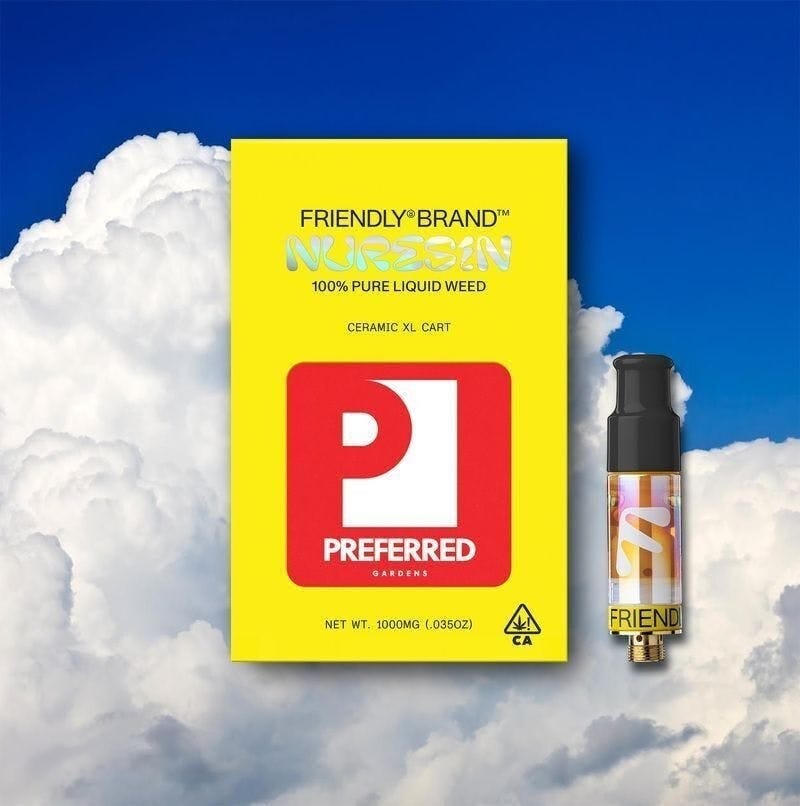 Friendly Brand — Red Paint - Preferred Gardens - Cured Nu