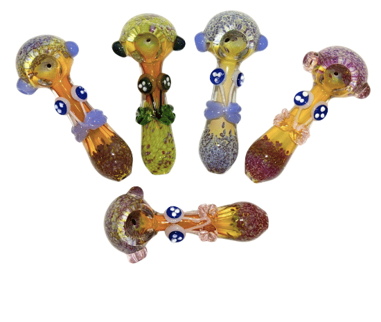 $25 - 5" Hand Pipe with Cherries - The Showcase - Cherries Hand Pipe - $25 - Accessories