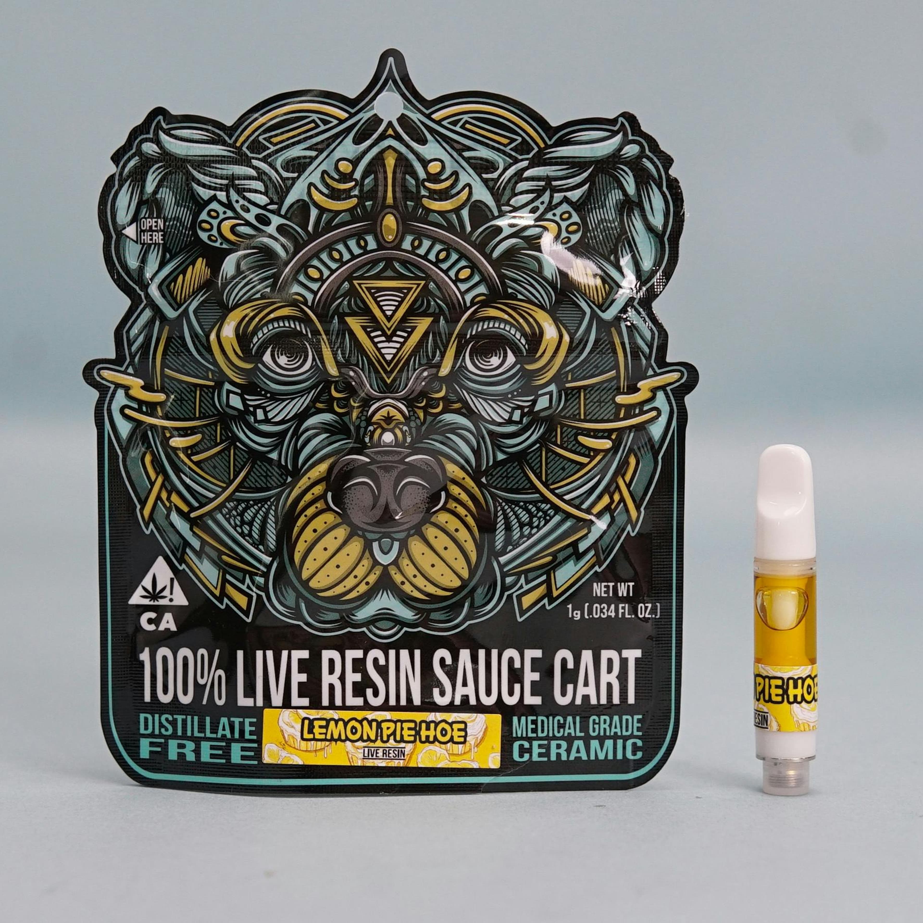 Lemon Pie Hoe - 510 Threaded - Vape Cartridge - BEAR LABS - - $33.25 - Vape