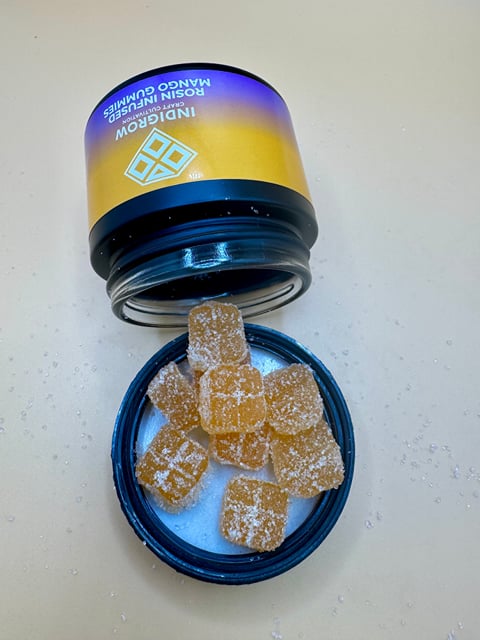 Mango Hash Rosin Gummies - 100MG total