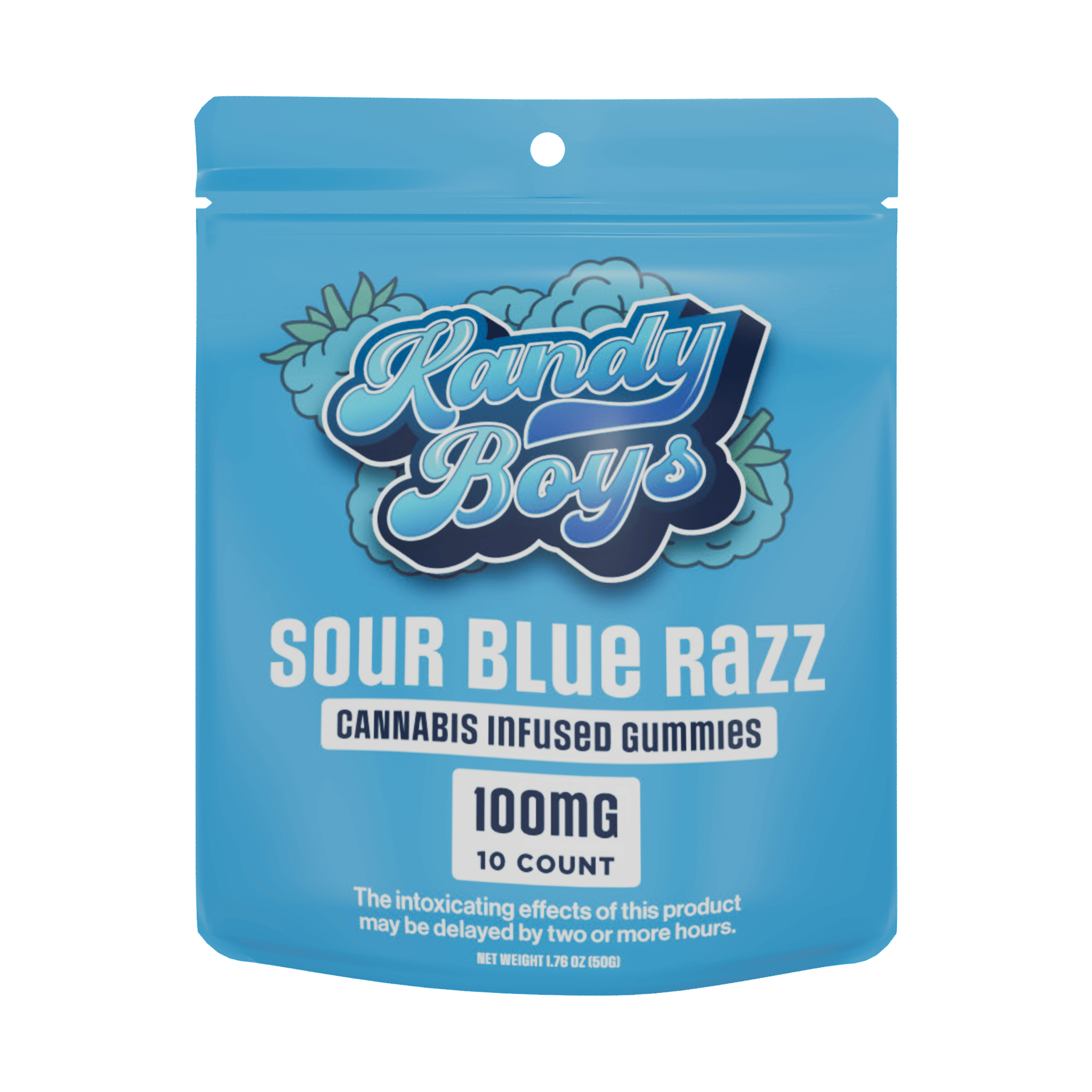 Sour Blue Razz Gummies