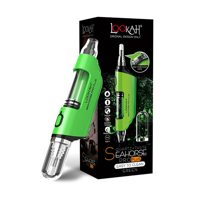 Seahorse Dab/Cart Pen -- Green