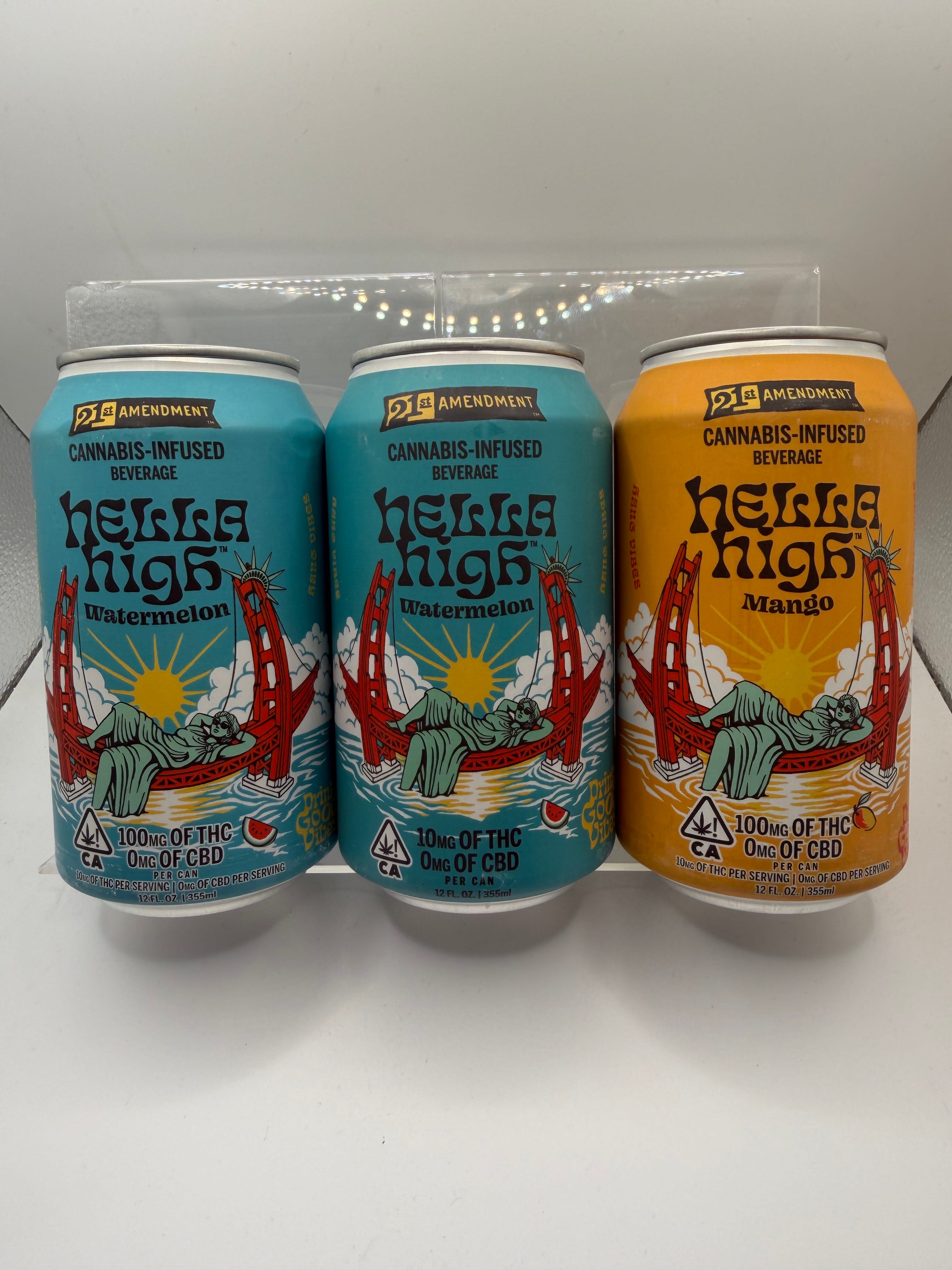21st Amendment — Hella - Cannabis Beverage