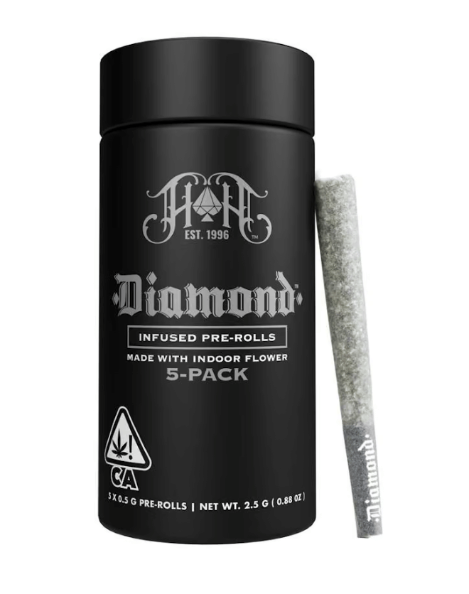 Watermelon R**** - .5g Infused Pre Rolls (5pk) - Heavy Hitters - Infused PR Pack - Indica - $45 - Infused Pre-Roll Packs