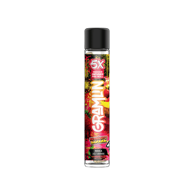 Strawberry Banana 5x Infused 1g Preroll