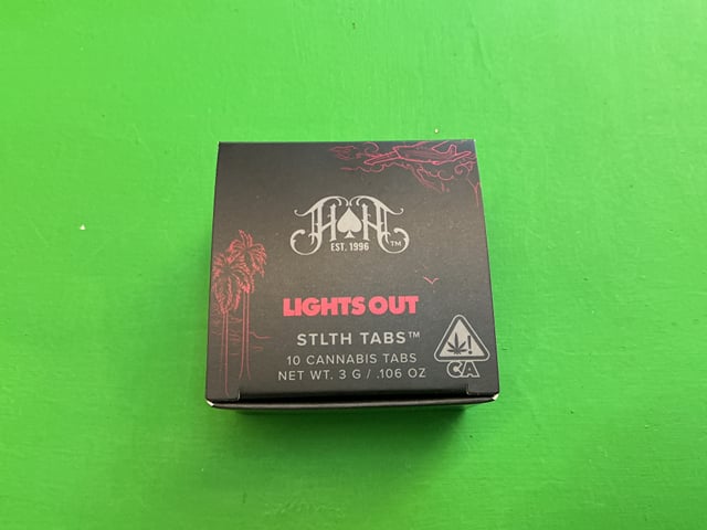 Lights Out CBN Sleep Stlth Tabs 10 tabs Indica - RCS Tablets (10 count)