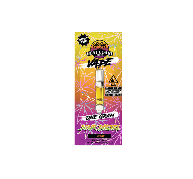 West Coast Treez — Sour Diesel - 1g Cartridge