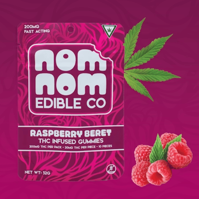 Gummies 200mg - Raspberry Beret