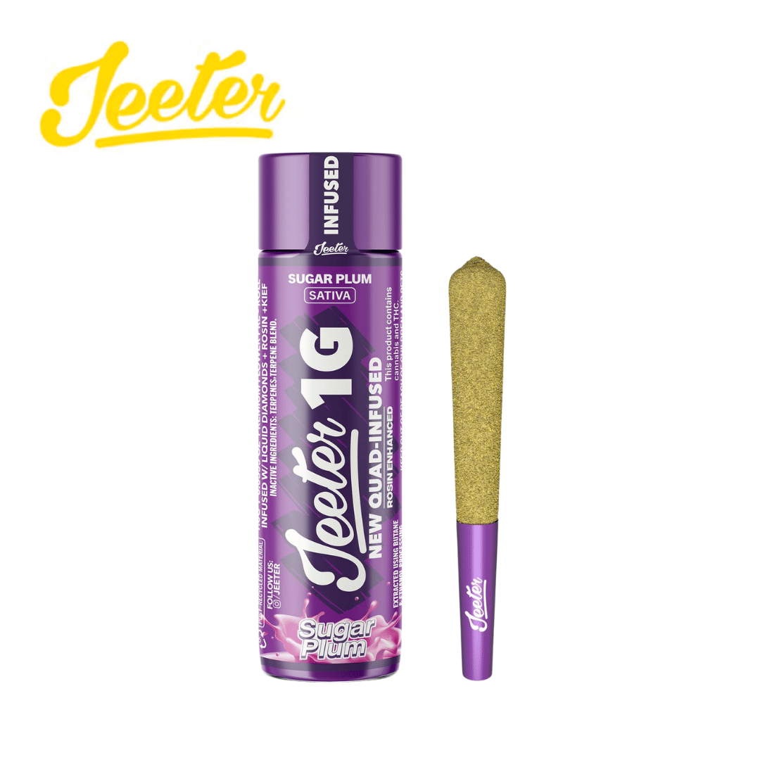Jeeter - Sugar Plum - Quadruple Infused Pre-Roll - 1g - Jeeter - Sugar Plum PR 1g - $15.99 - Pre-Rolls