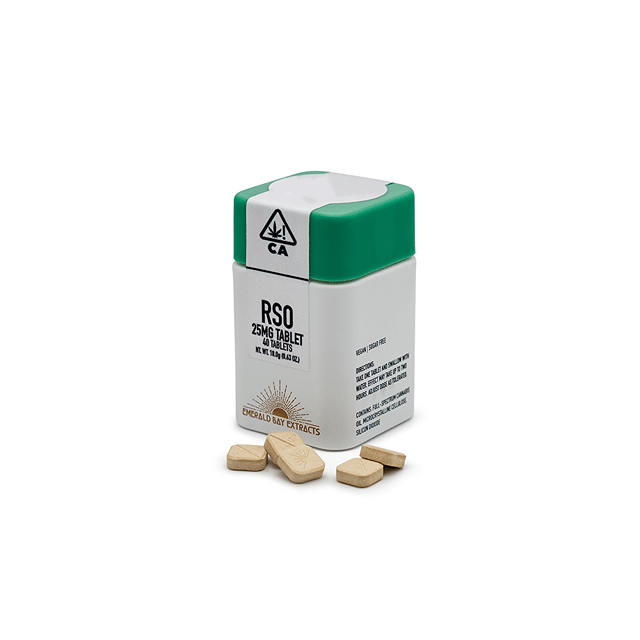 Apple Fritter 1:1 THC:CBD | 25mg RSO Tablets | 1000mg Total