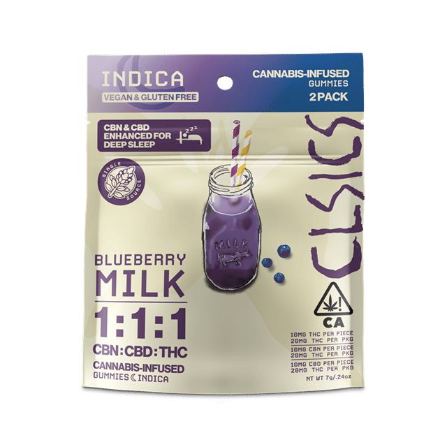 Blueberry Milk Live Rosin Sleep Gummies