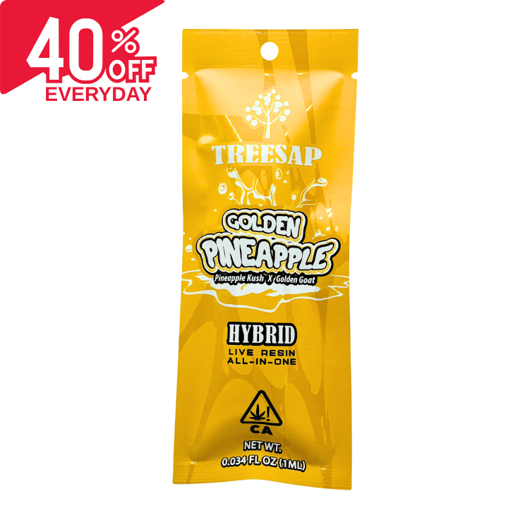 Treesap - Live Resin AIO - Golden Pineapple (HYB) - Treesap -  - $29 - All-In-Ones