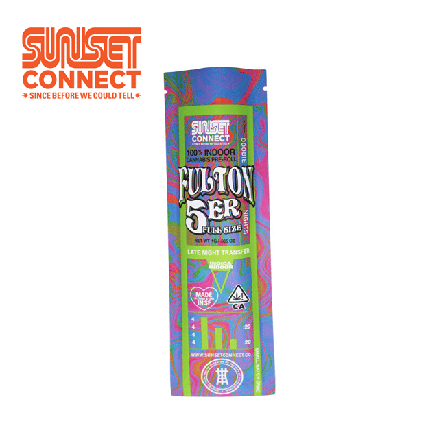 Sunset Connect (Fulton 5'er) - Doobie Nights - Pre-Roll - 1g
