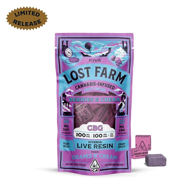 Berries & Cream x Grapes N' Cream CBN | 100mg Live Resin Chews