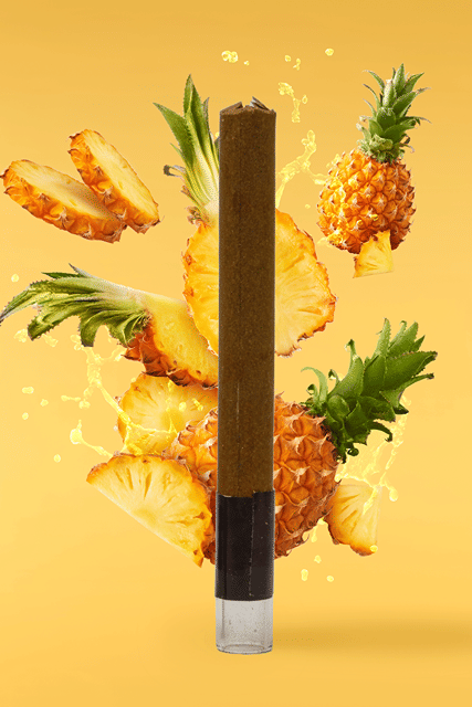 Pineapple Express 1.5G Blunt (Hemp Paper/Glass Tip)