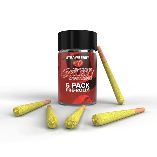 Strawberry Moonrock | .7g x 5 Moonrock Pre-Roll Pack