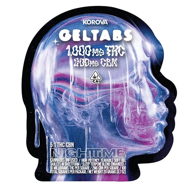 CBN GELTABS - 1,000mg THC / 200mg CBN Gummy