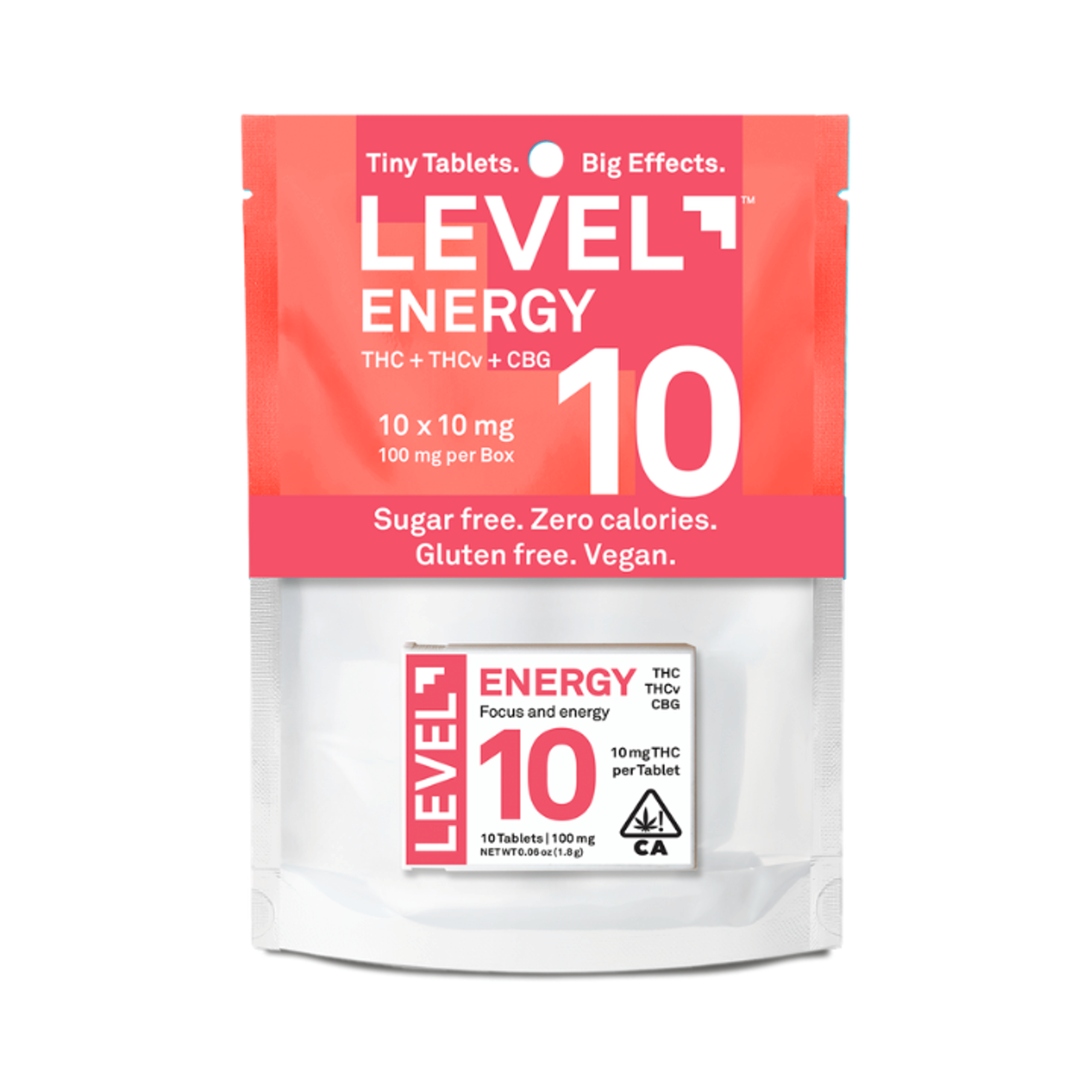 LEVEL 10 Energy Single - LEVEL - - $2.50 - Edibles