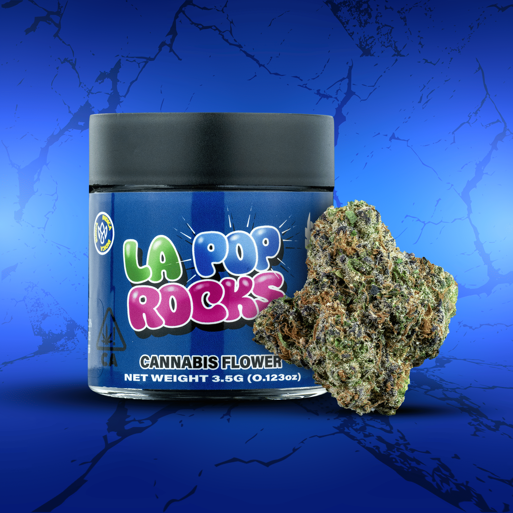 LA Pop Rocks - 3.5g - Biscotti - 3.5g - Indica - $25 - Flower/Infused Flower (3.5 Grams)