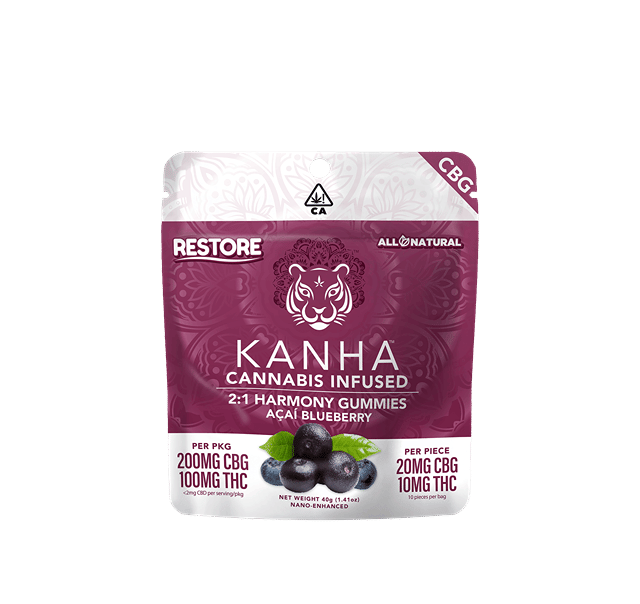Acai Blueberry | 2:1 Harmony 100mg Gummies